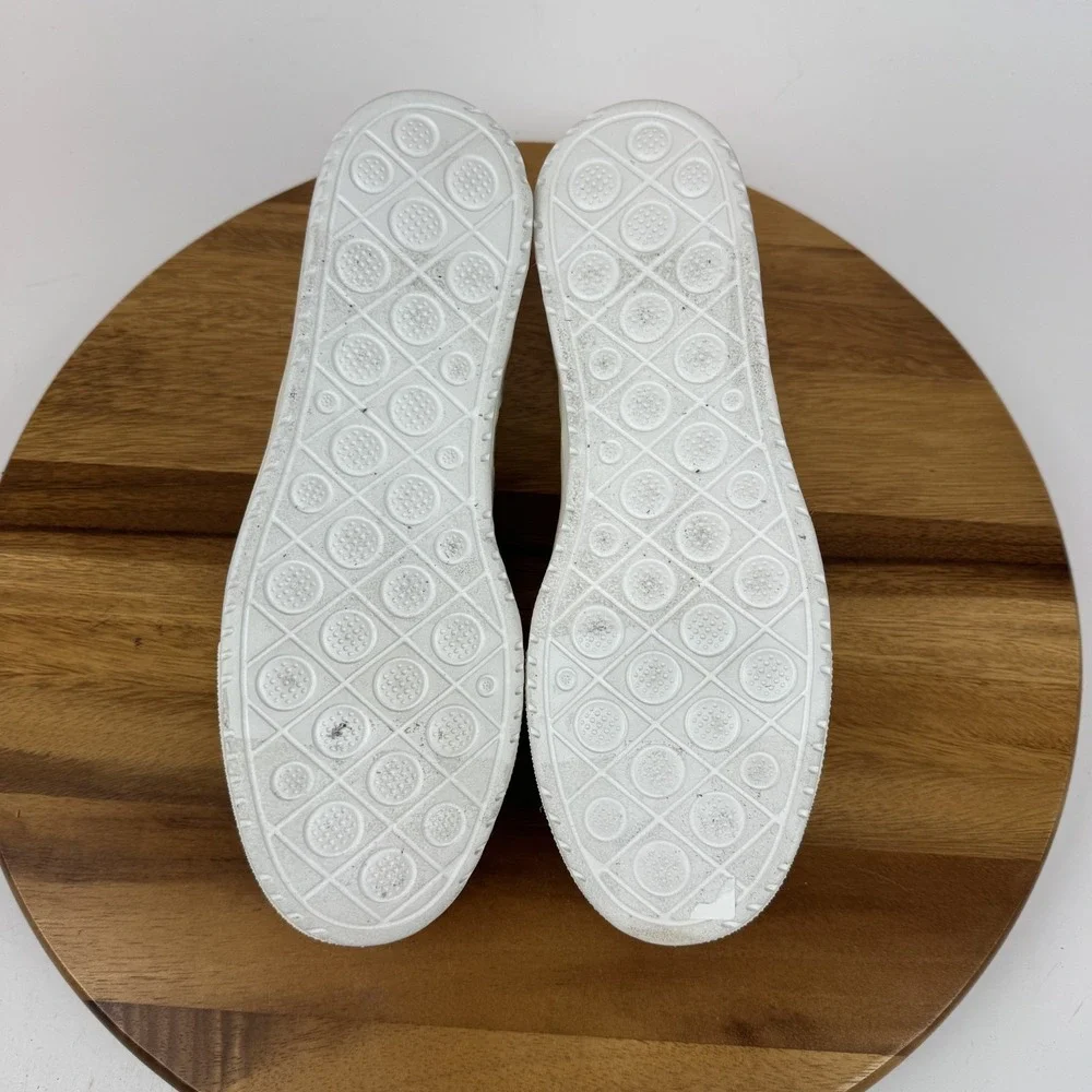 New Womens Blowfish Malibu Super Smile White Patchwork Platfrom Sneakers Size 10